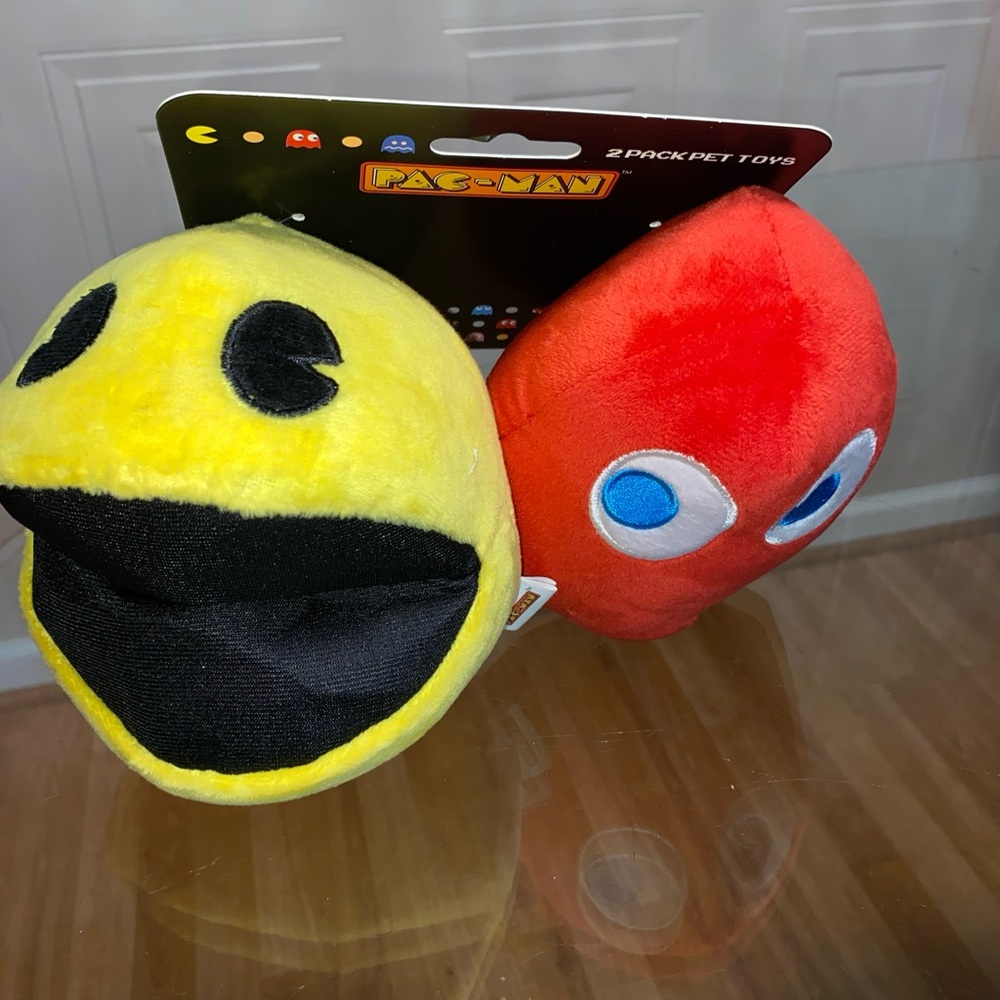 Fetch Brand new dog toy pac- man 2 pack pet toys